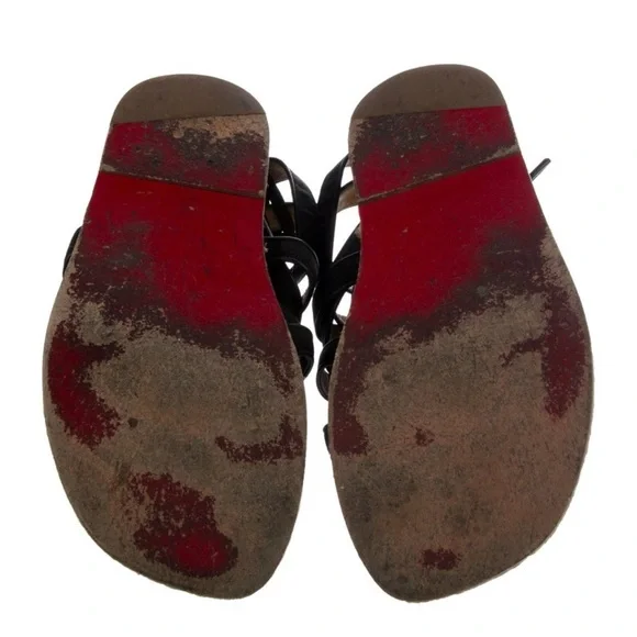 Christian Louboutin Leather Gladiator Sandals - Picture 5 of 5